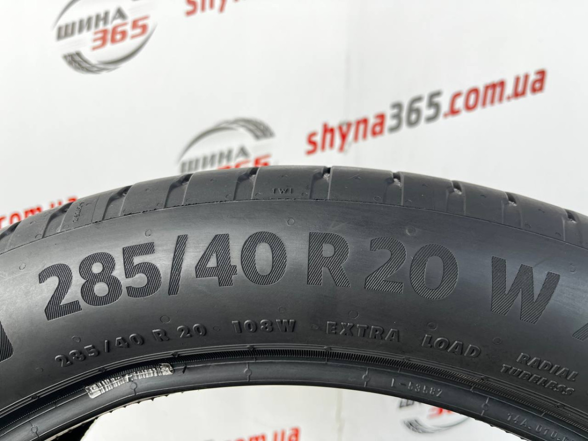 285/40 R20 CONTINENTAL ECOCONTACT 6 Q 4mm