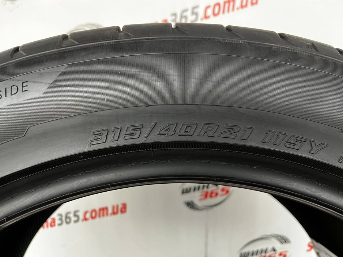 315/40 R21 YOKOHAMA ADVAN SPORT V107 6mm