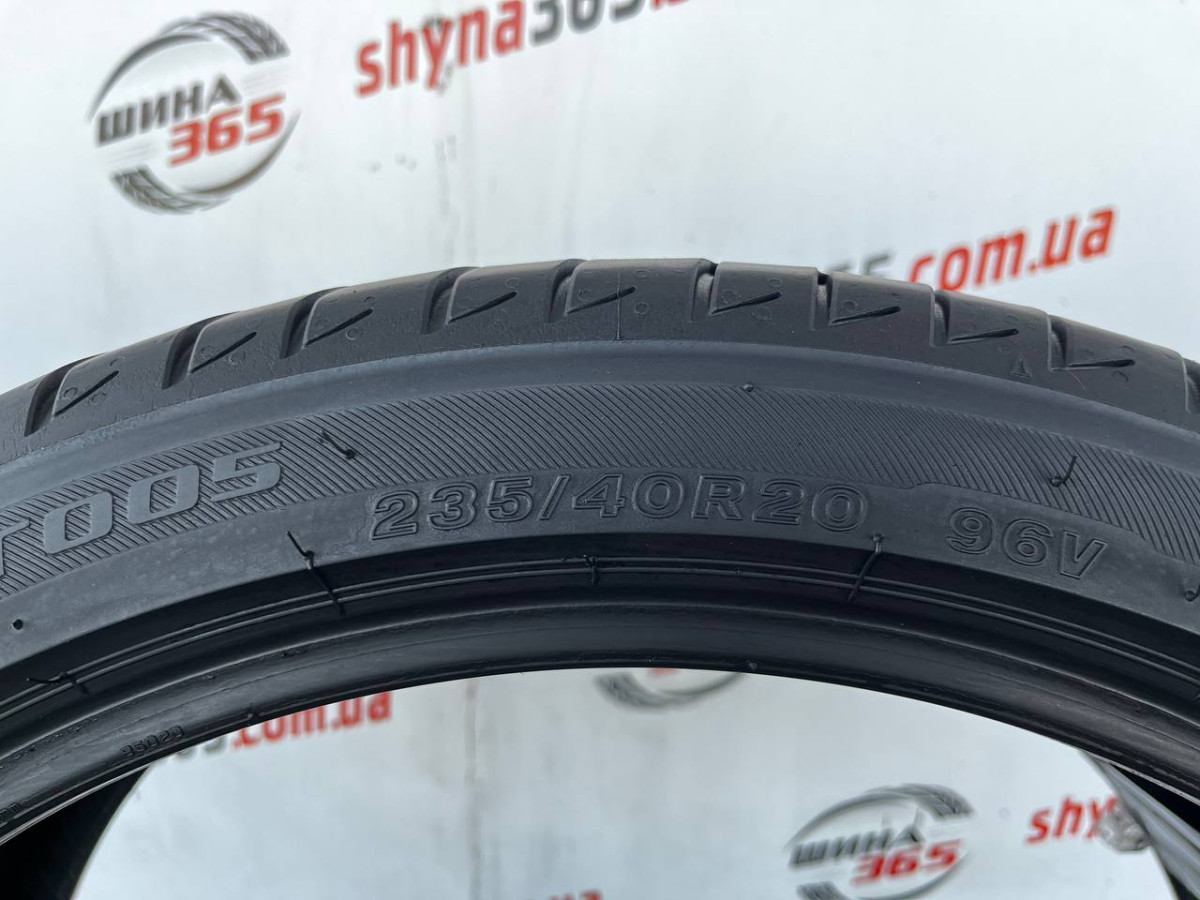 235/40 R20 BRIDGESTONE TURANZA T005 5mm