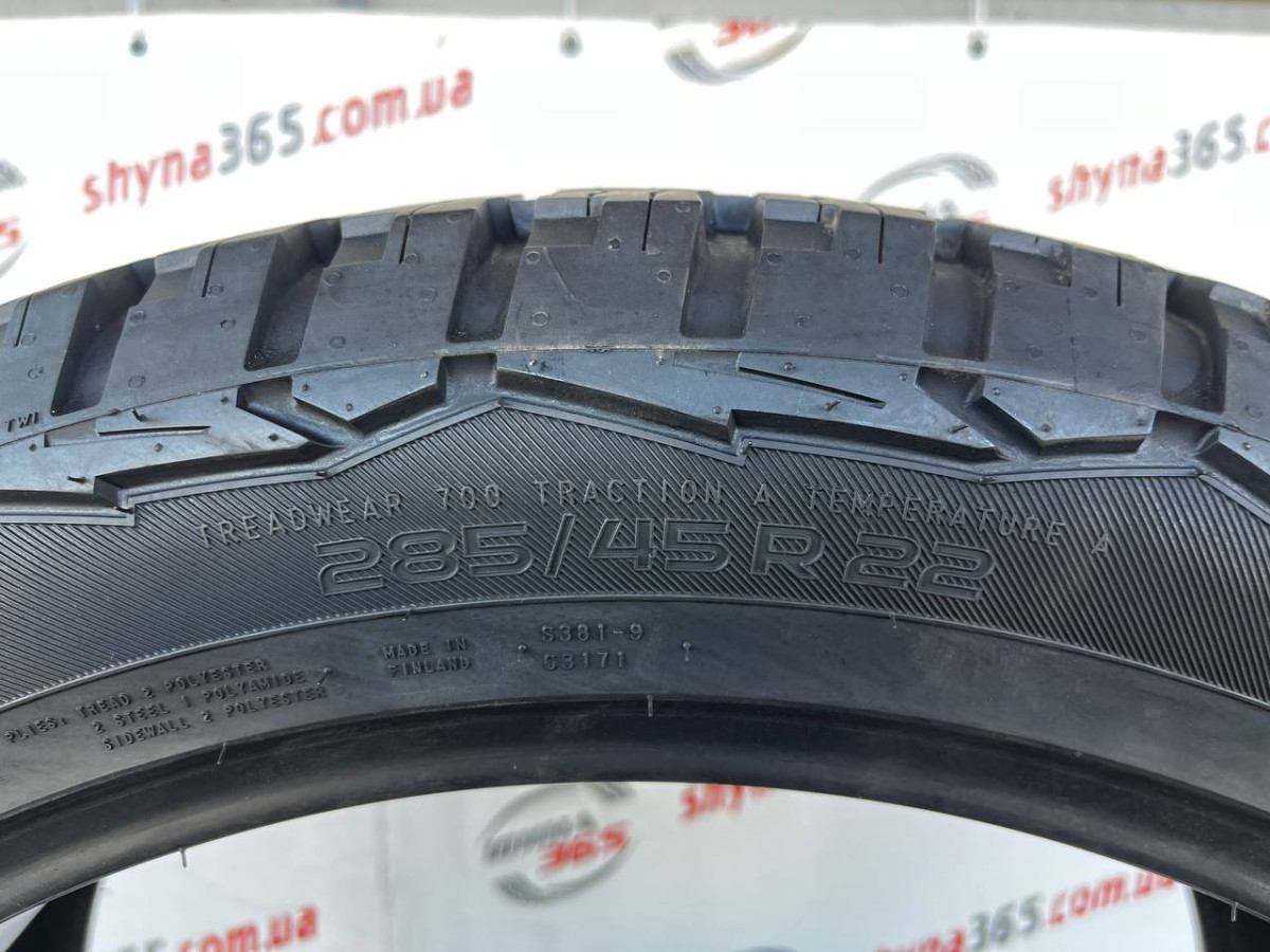 285/45 R22 NOKIAN OUTPOST AT 10mm