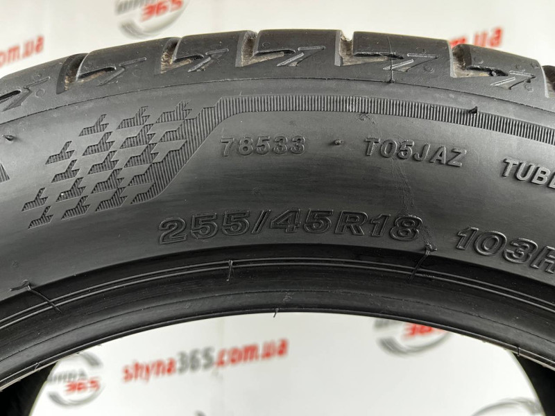 255/45 R18 BRIDGESTONE TURANZA T005 5mm