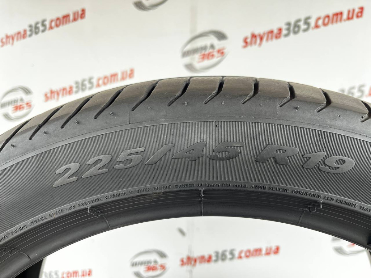 225/45 R19 PIRELLI PZERO RUN FLAT 4mm