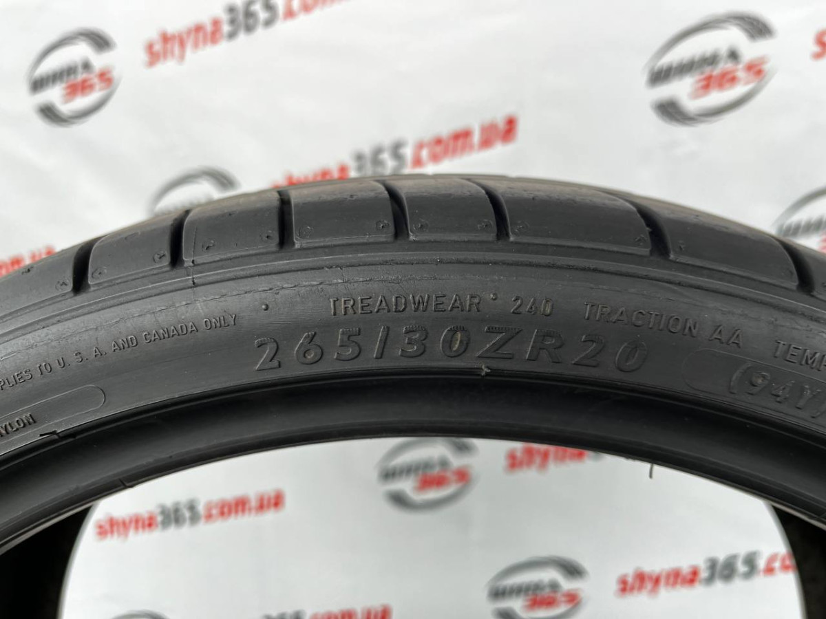 265/30 R20 DUNLOP SP SPORT MAXX GT 6mm
