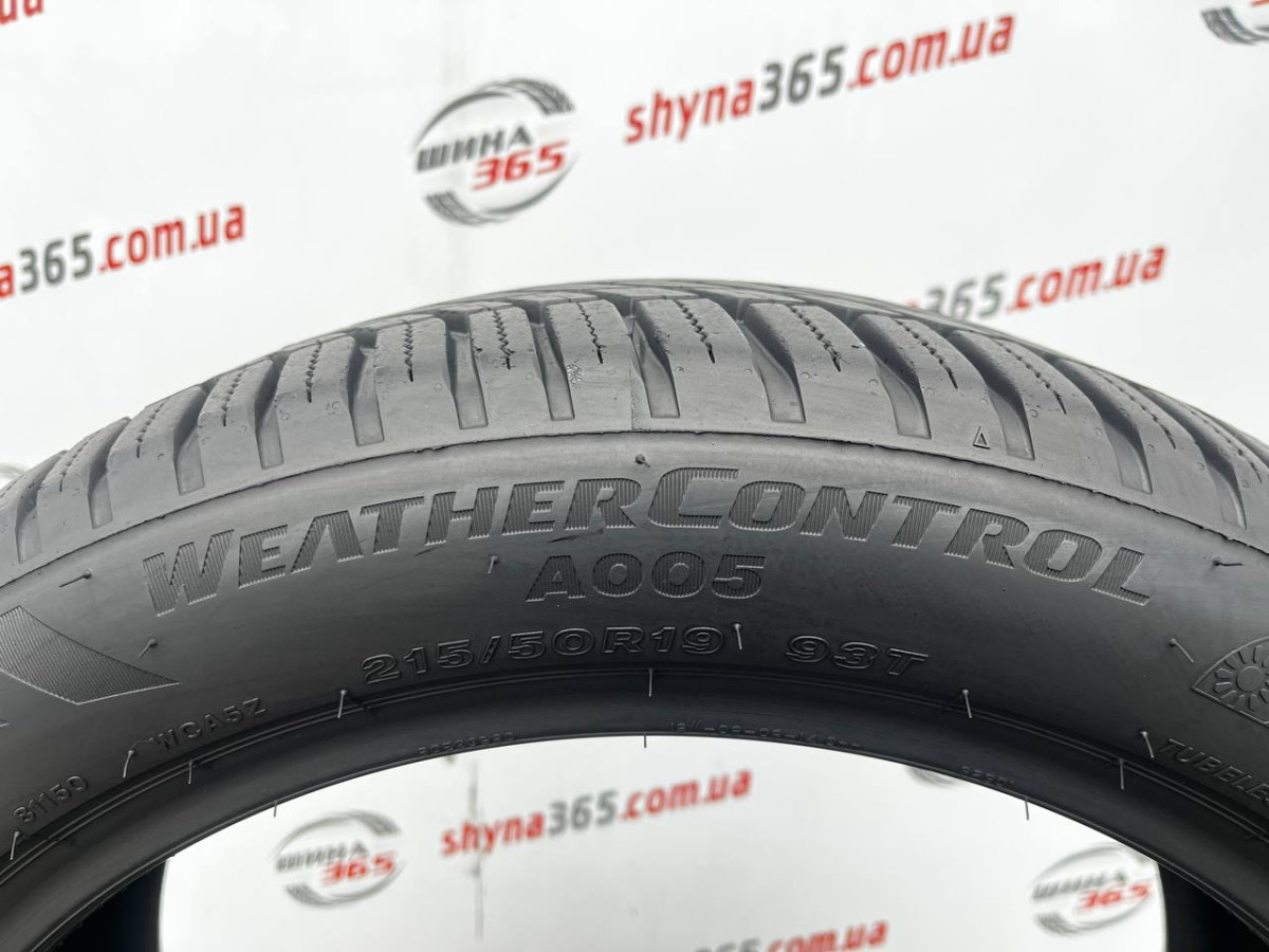 215/50 R19 BRIDGESTONE WEATHERCONTROL A005 B-SEAL 6mm