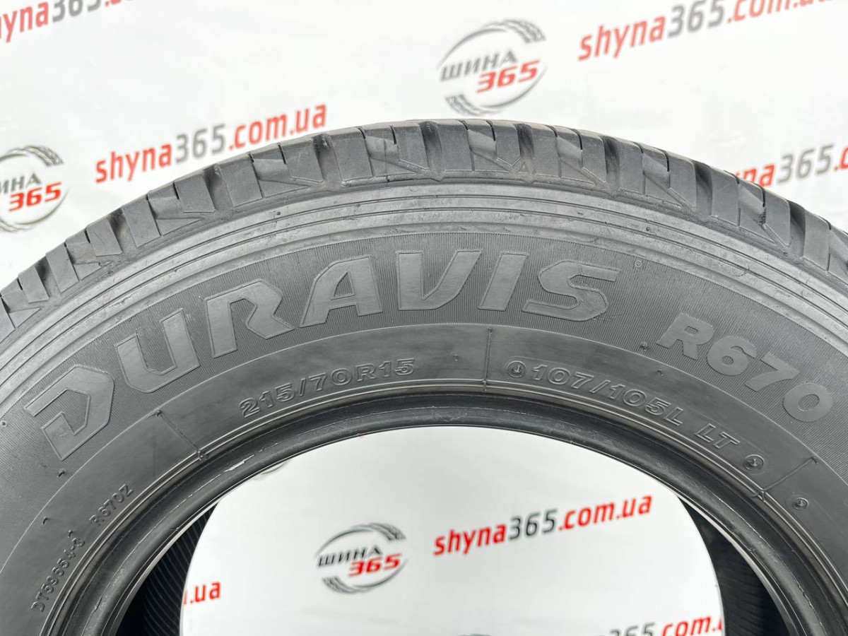 215/70 R15C BRIDGESTONE DURAVIS R670 8mm