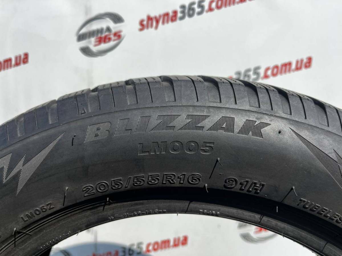 205/55 R16 BRIDGESTONE BLIZZAK LM005 5mm