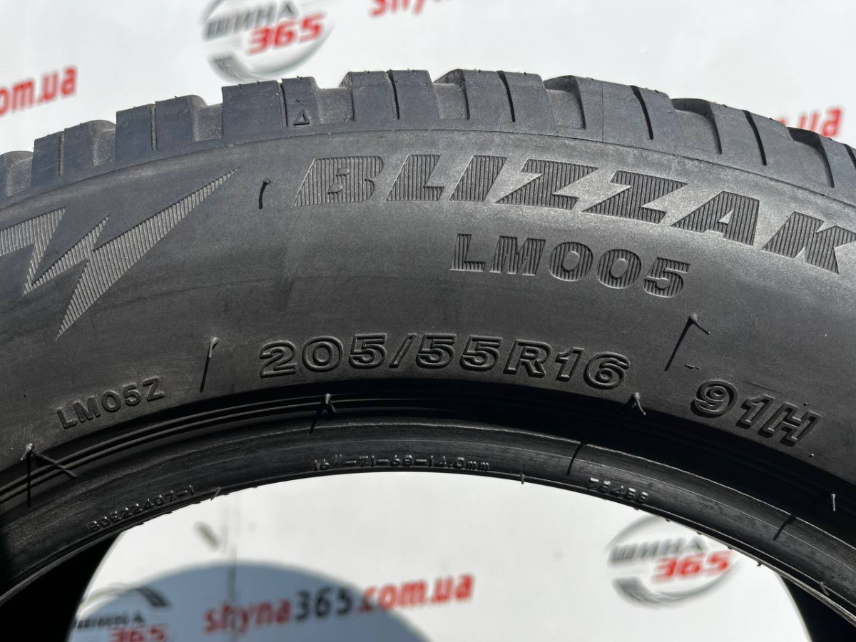 205/55 R16 BRIDGESTONE BLIZZAK LM005 5mm