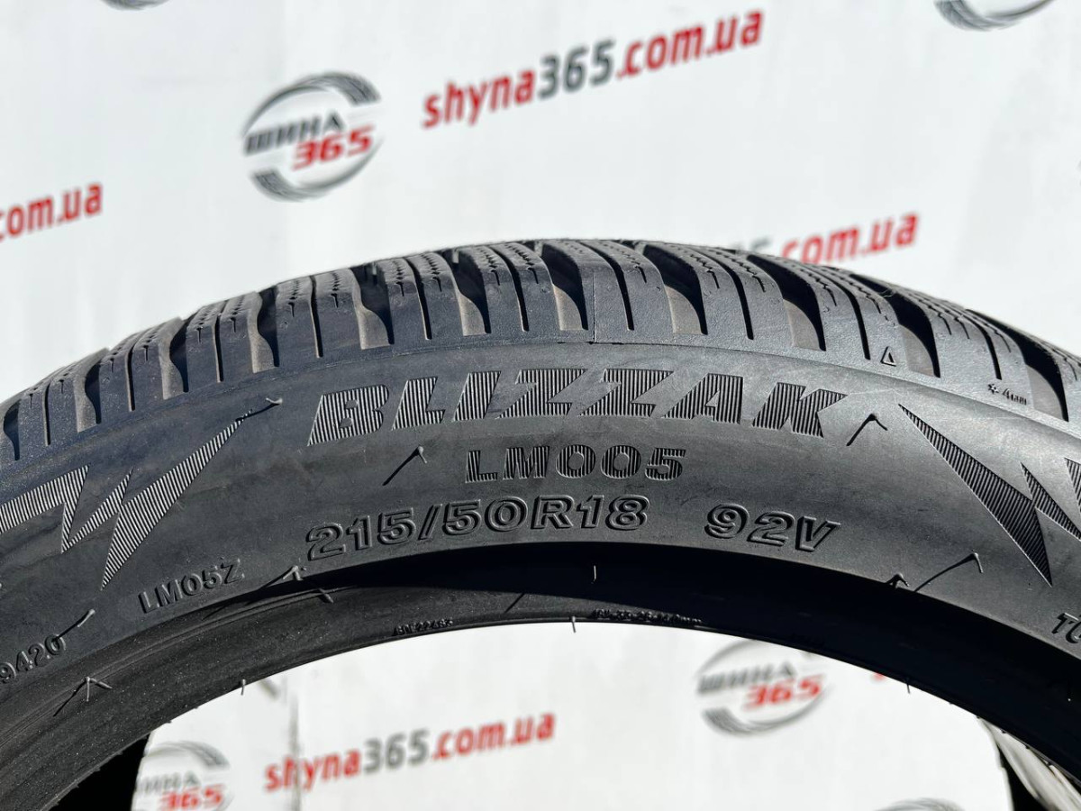 215/50 R18 BRIDGESTONE BLIZZAK LM005 7mm