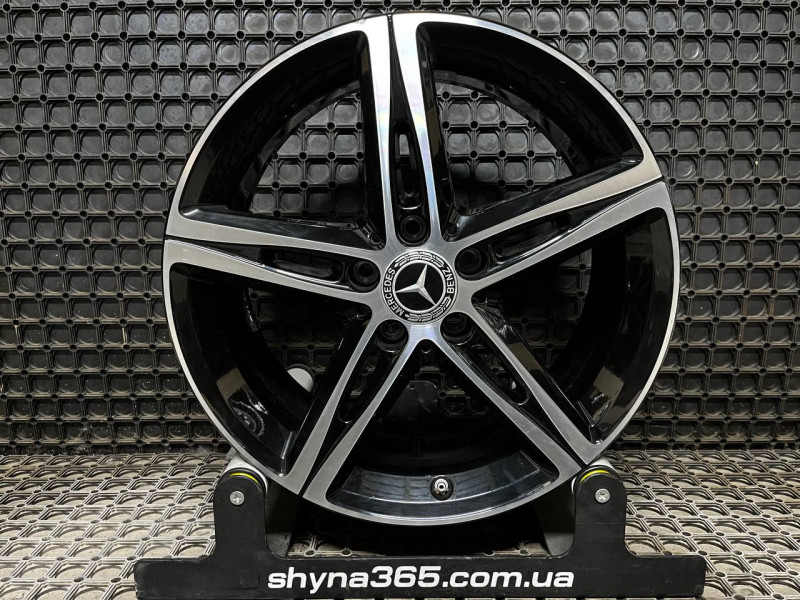 ДИСКИ БУ MERCEDES A1774010700 R18 7.5J PCD 5X112 ET49 DIA66.6 BKF