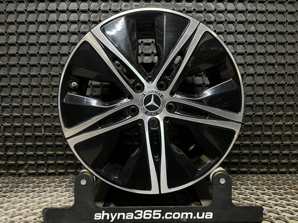 ДИСКИ БУ MERCEDES A1774010500 R18 7.5J PCD 5X112 ET49 DIA66.6 BKF