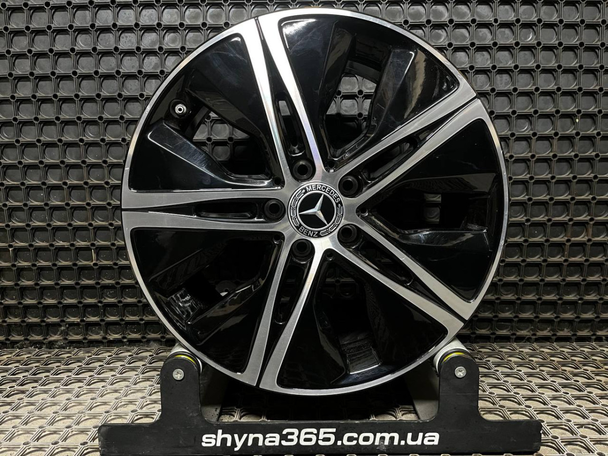 ДИСКИ БУ MERCEDES A1774010500 R18 7.5J PCD 5X112 ET49 DIA66.6 BKF