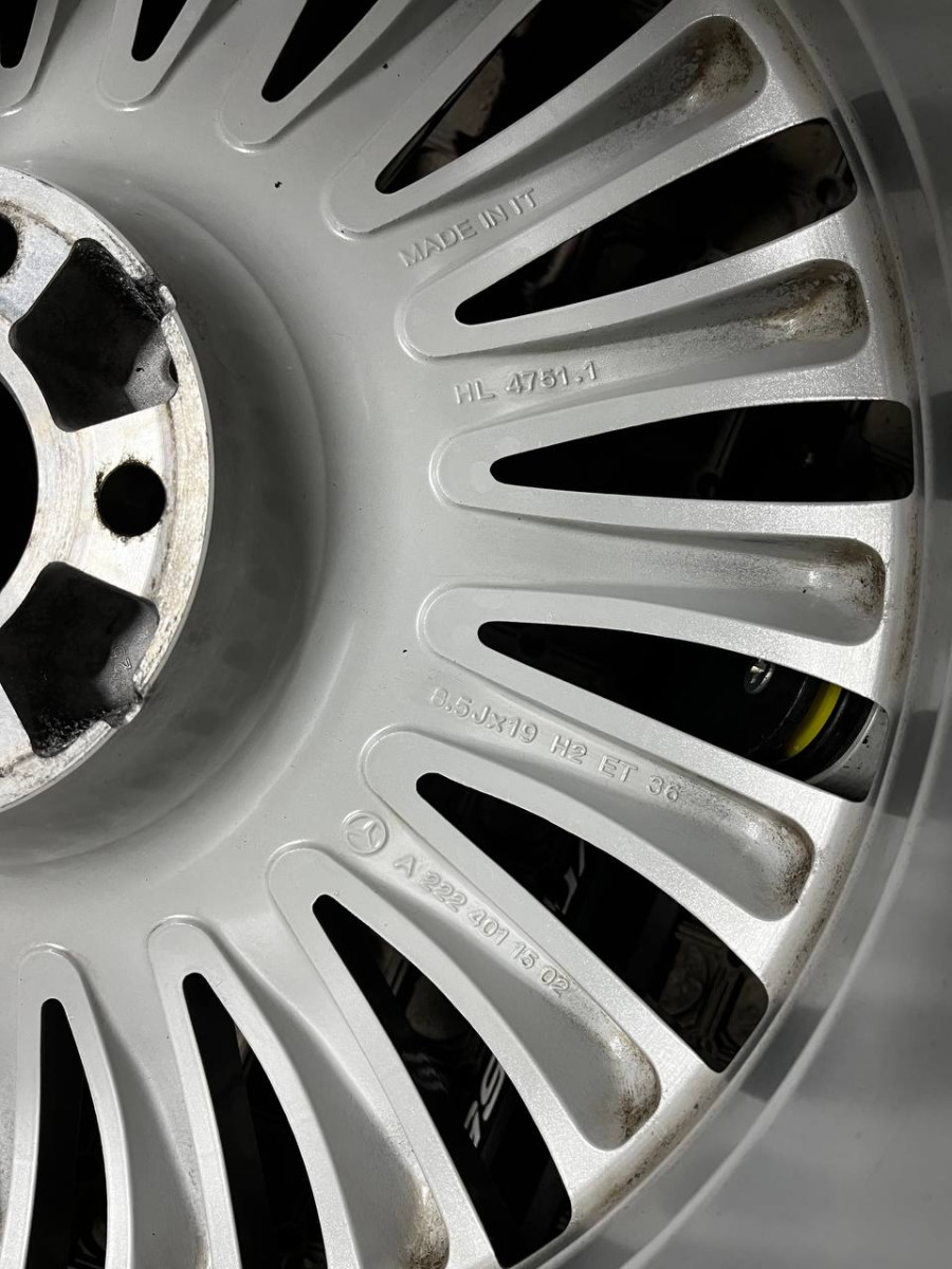 ДИСКИ БУ MERCEDES A2224011502 R19 8.5J PCD 5X112 ET36 DIA66.6 S