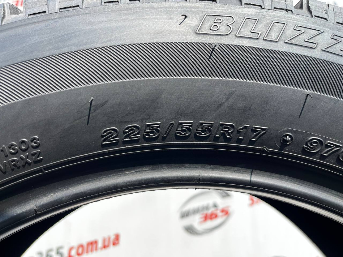 225/55 R17 BRIDGESTONE BLIZZAK VRX 8mm