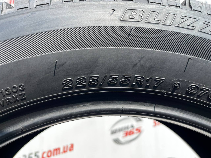 225/55 R17 BRIDGESTONE BLIZZAK VRX 8mm