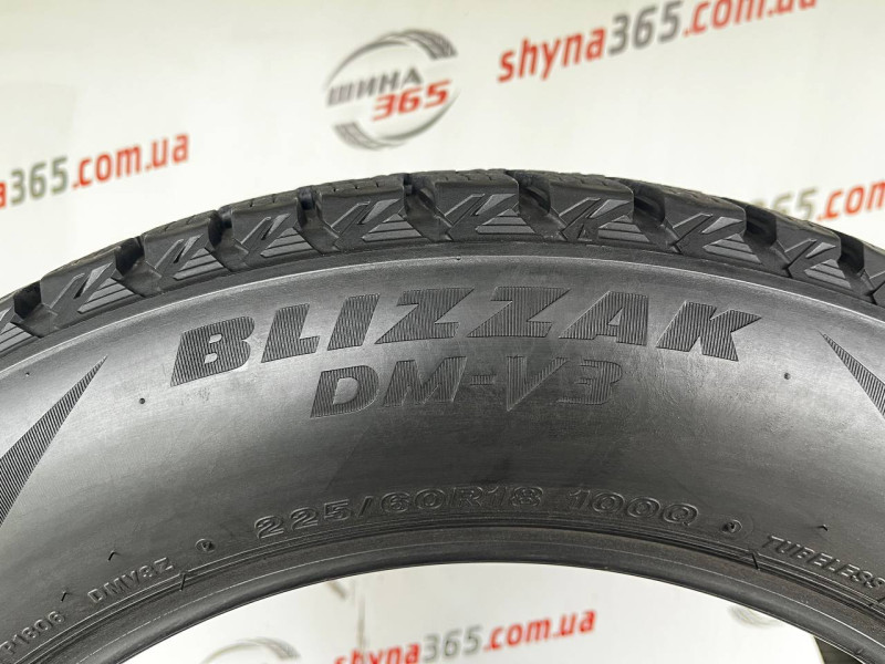 225/60 R18 BRIDGESTONE BLIZZAK DM-V3 9mm