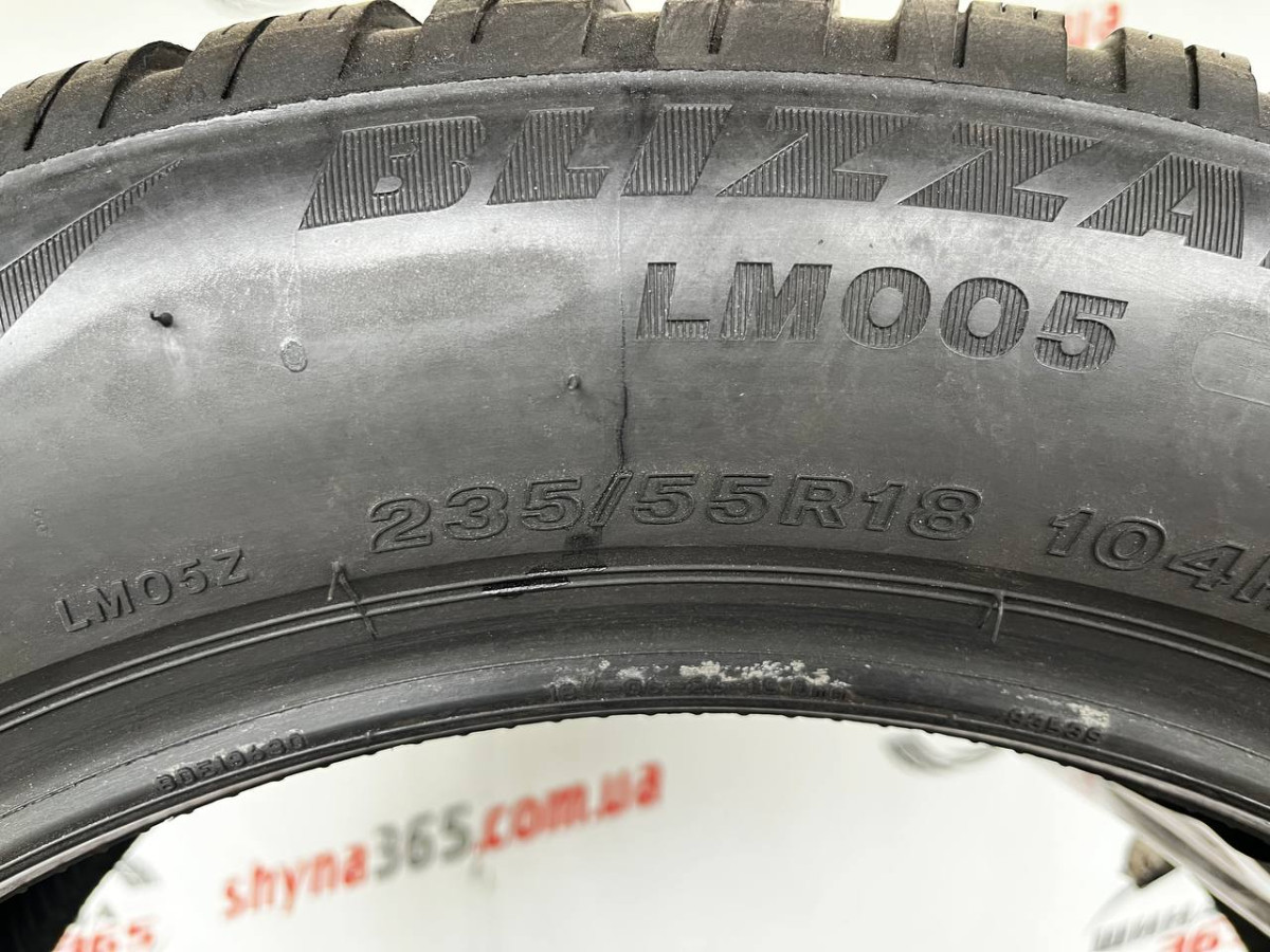 235/55 R18 BRIDGESTONE BLIZZAK LM005 4mm