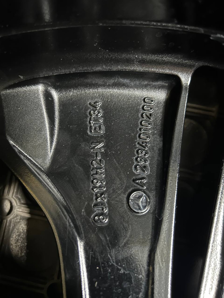 ДИСКИ БУ MERCEDES A2934010200 R19 8J PCD 5X112 ET34 DIA66.6 BKF