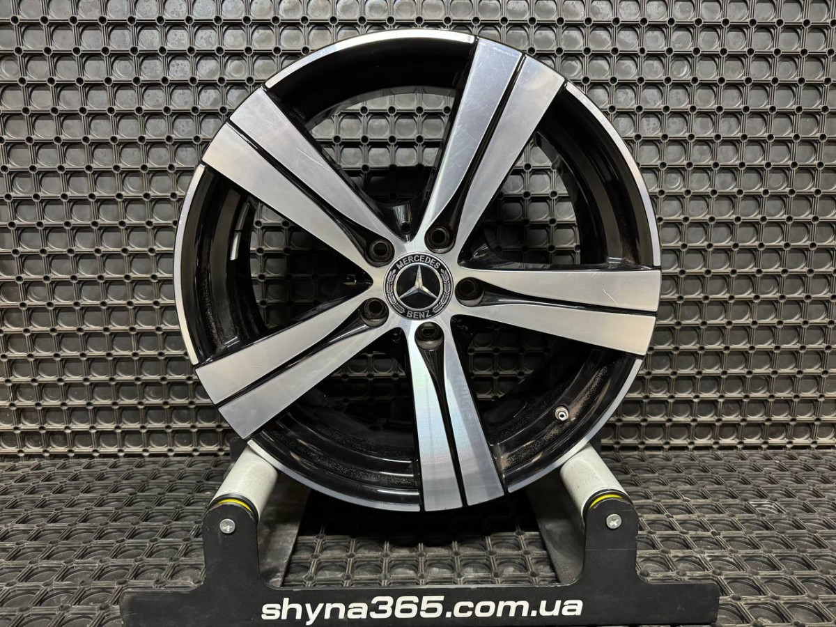 ДИСКИ БУ MERCEDES A2064014800 R18 8.5J PCD 5X112 ET52 DIA66.6 BKF