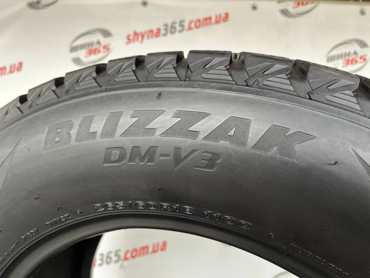 265/60 R18 BRIDGESTONE BLIZZAK DM-V3 7mm