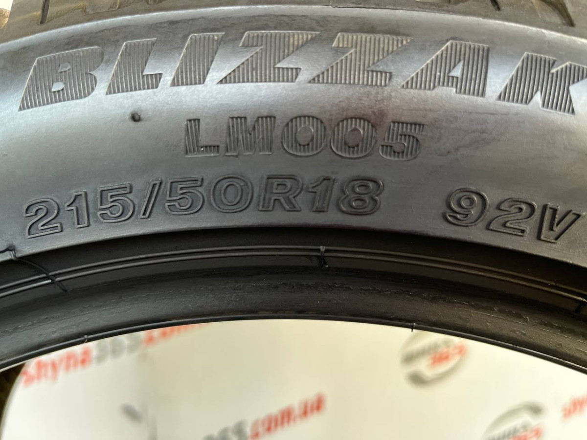 215/50 R18 BRIDGESTONE BLIZZAK LM005 5mm