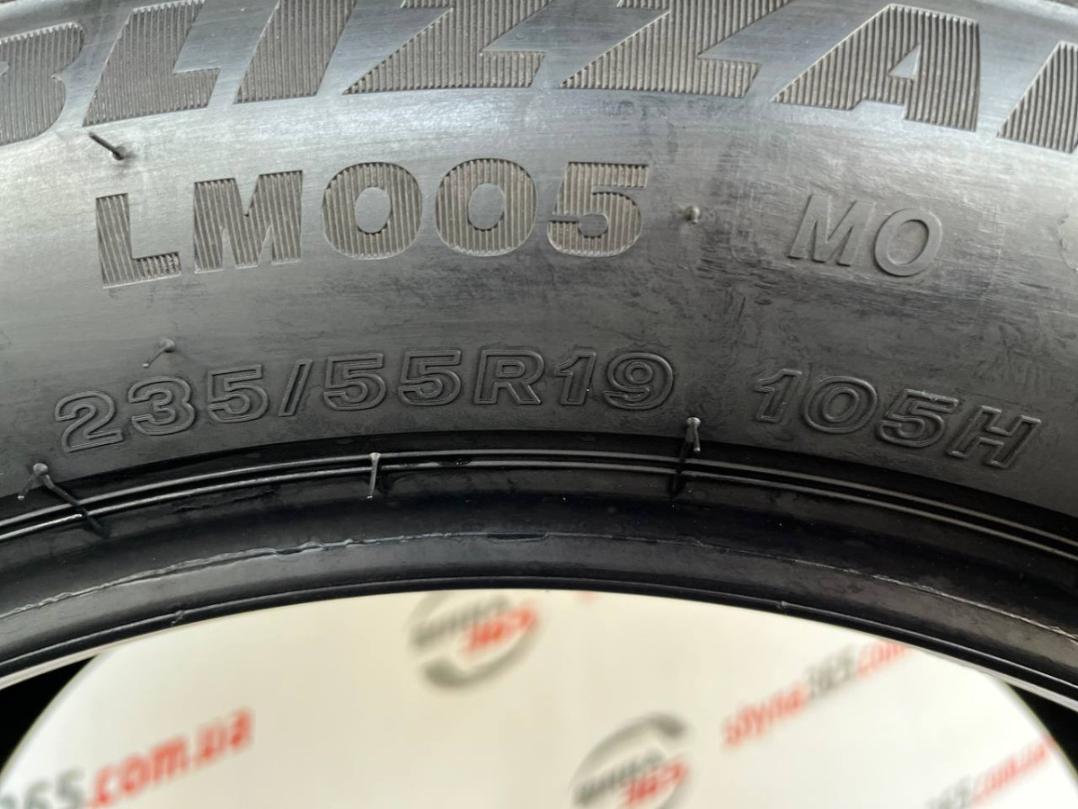 235/55 R19 BRIDGESTONE BLIZZAK LM005 4mm