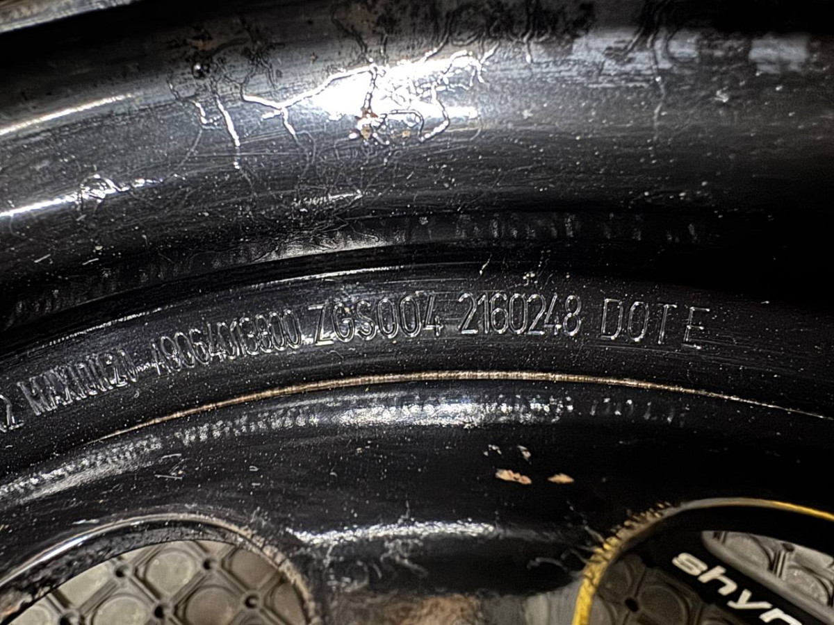 ДИСКИ СТАЛЕВІ БУ MERCEDES A9064013800 R16 5.5J PCD 6X205 ET117 DIA161 BK