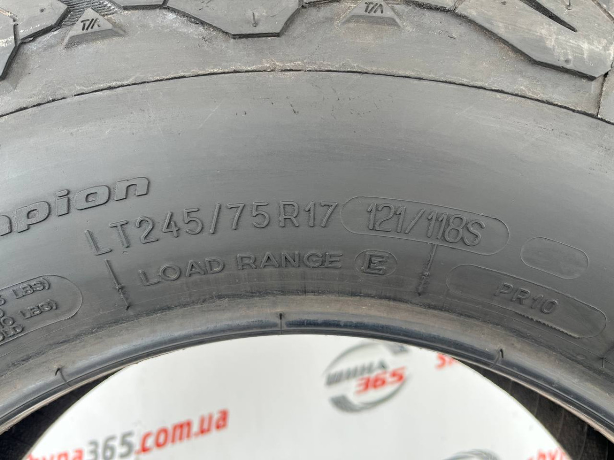 245/75 R17 BFGOODRICH ALL-TERRAIN T/A KO2 7mm