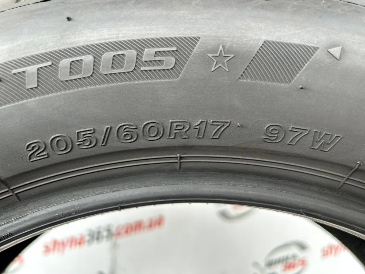 205/60 R17 BRIDGESTONE TURANZA T005 6mm