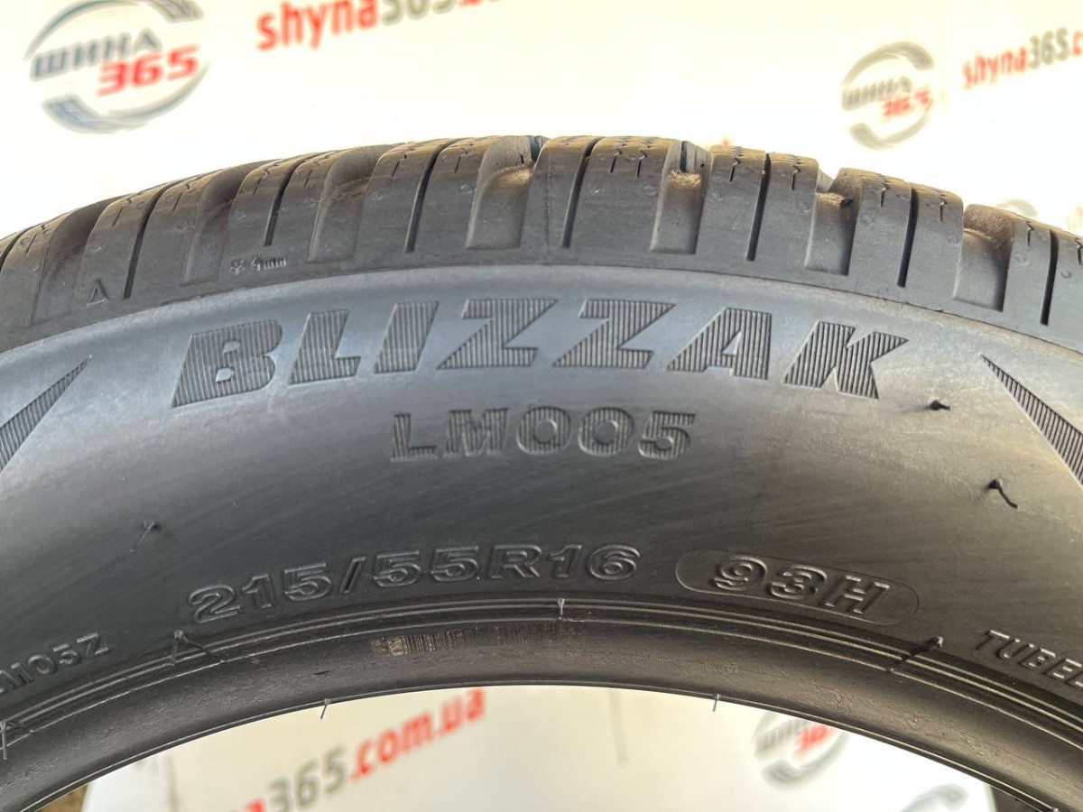 215/55 R16 BRIDGESTONE BLIZZAK LM005 6mm