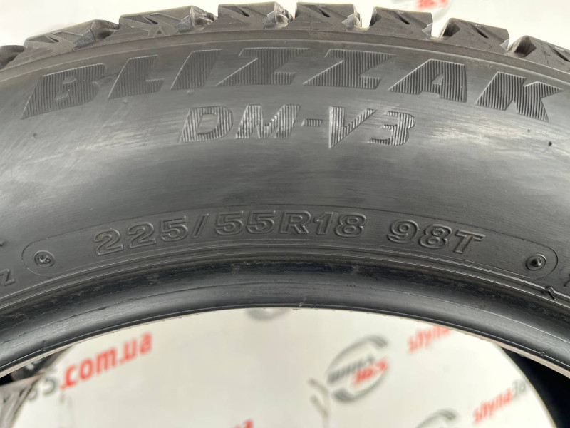 225/55 R18 BRIDGESTONE BLIZZAK DM-V3 9mm