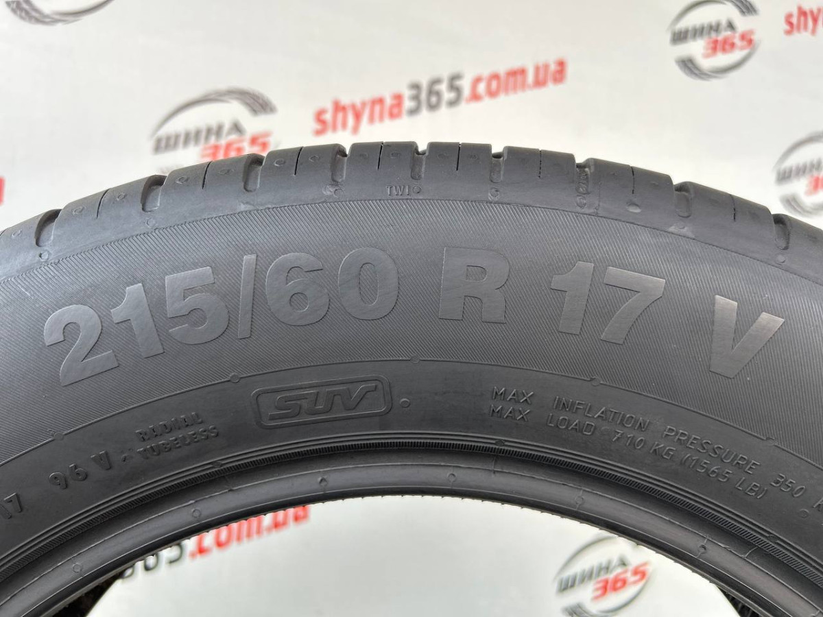 215/60 R17 CONTINENTAL CONTIECOCONTACT 5 7mm