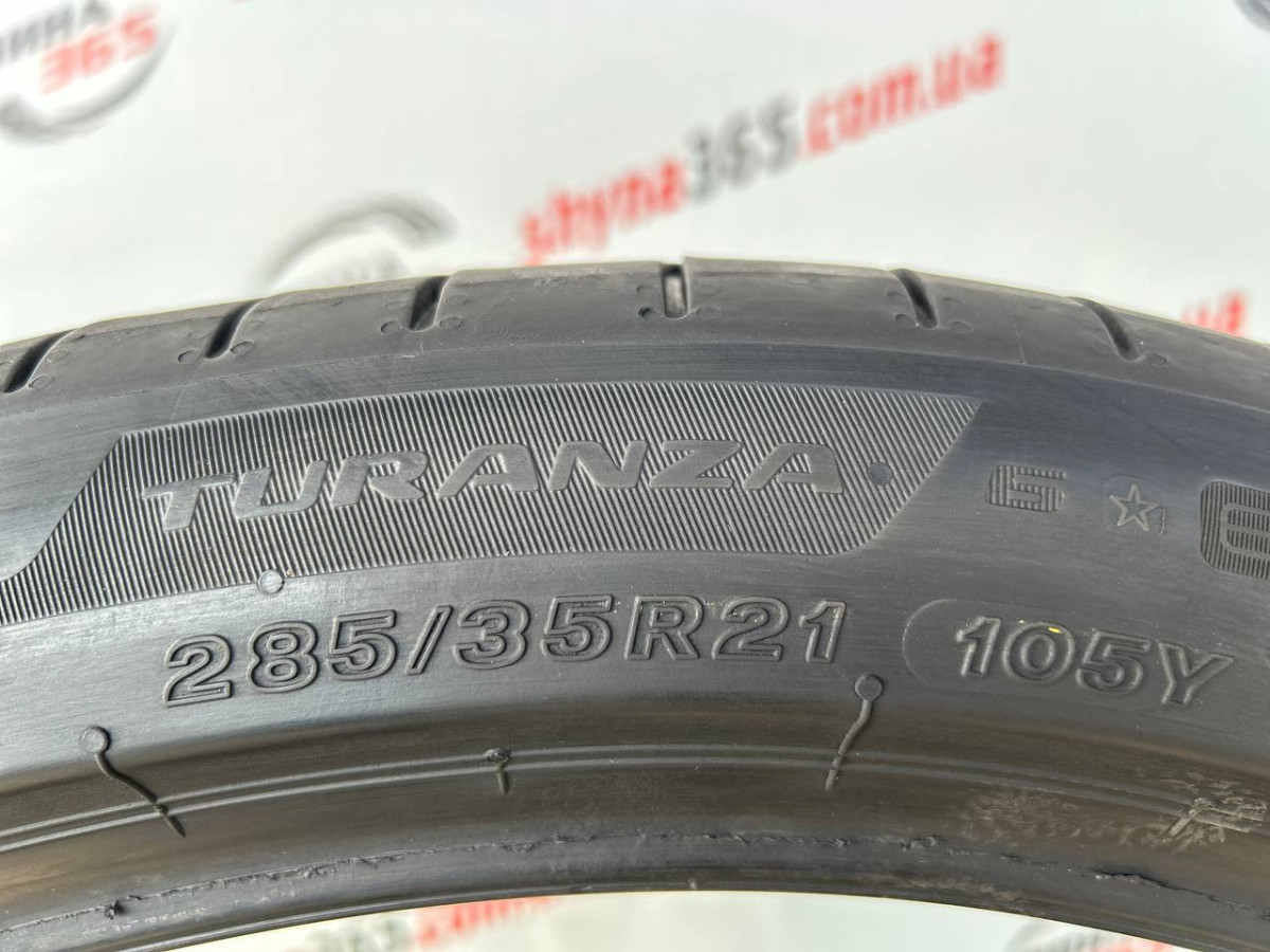 285/35 R21 BRIDGESTONE TURANZA 6 4mm