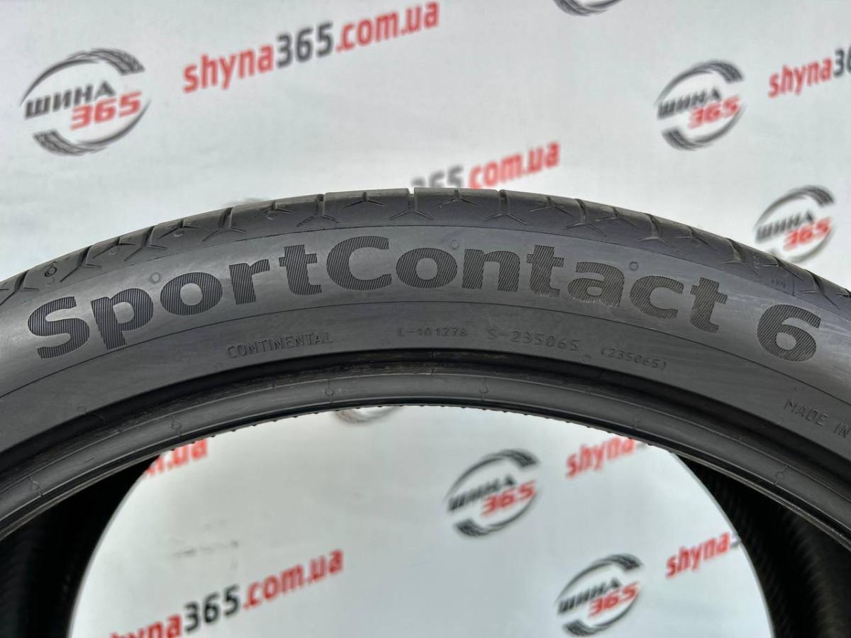 315/30 R22 CONTINENTAL SPORTCONTACT 6 4mm