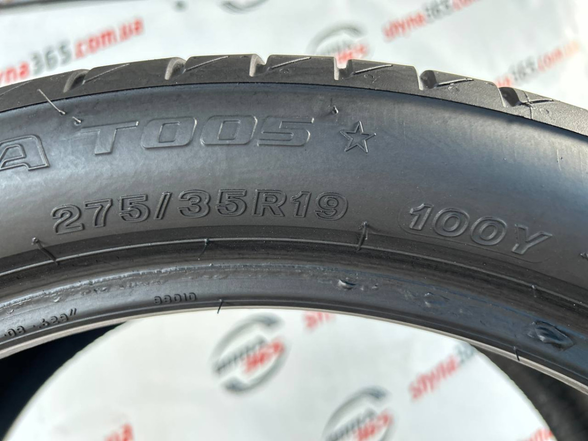 275/35 R19 BRIDGESTONE TURANZA T005 RUN FLAT 6mm