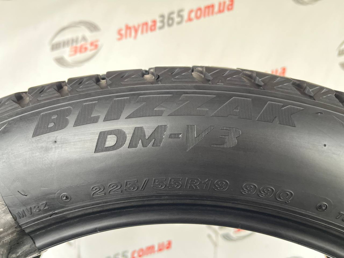 225/55 R19 BRIDGESTONE BLIZZAK DM-V3 8mm