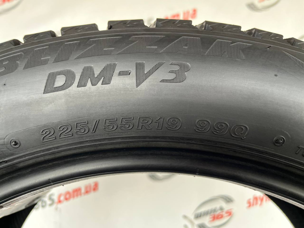 225/55 R19 BRIDGESTONE BLIZZAK DM-V3 8mm