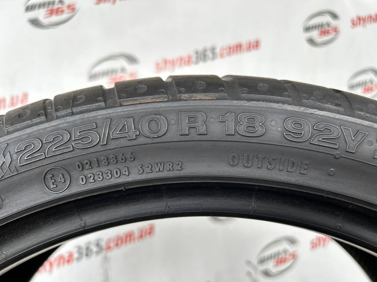225/40 R18 CONTINENTAL SPORTCONTACT 2 5mm