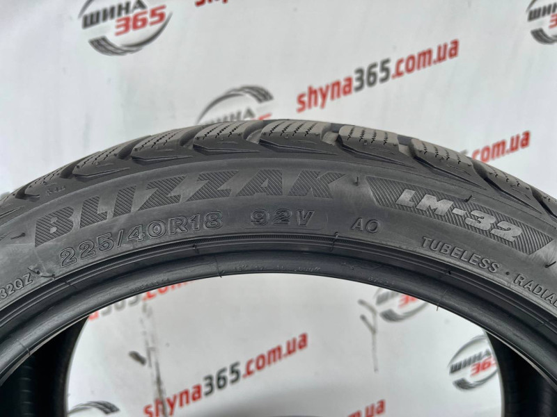 225/40 R18 BRIDGESTONE BLIZZAK LM-32 6mm