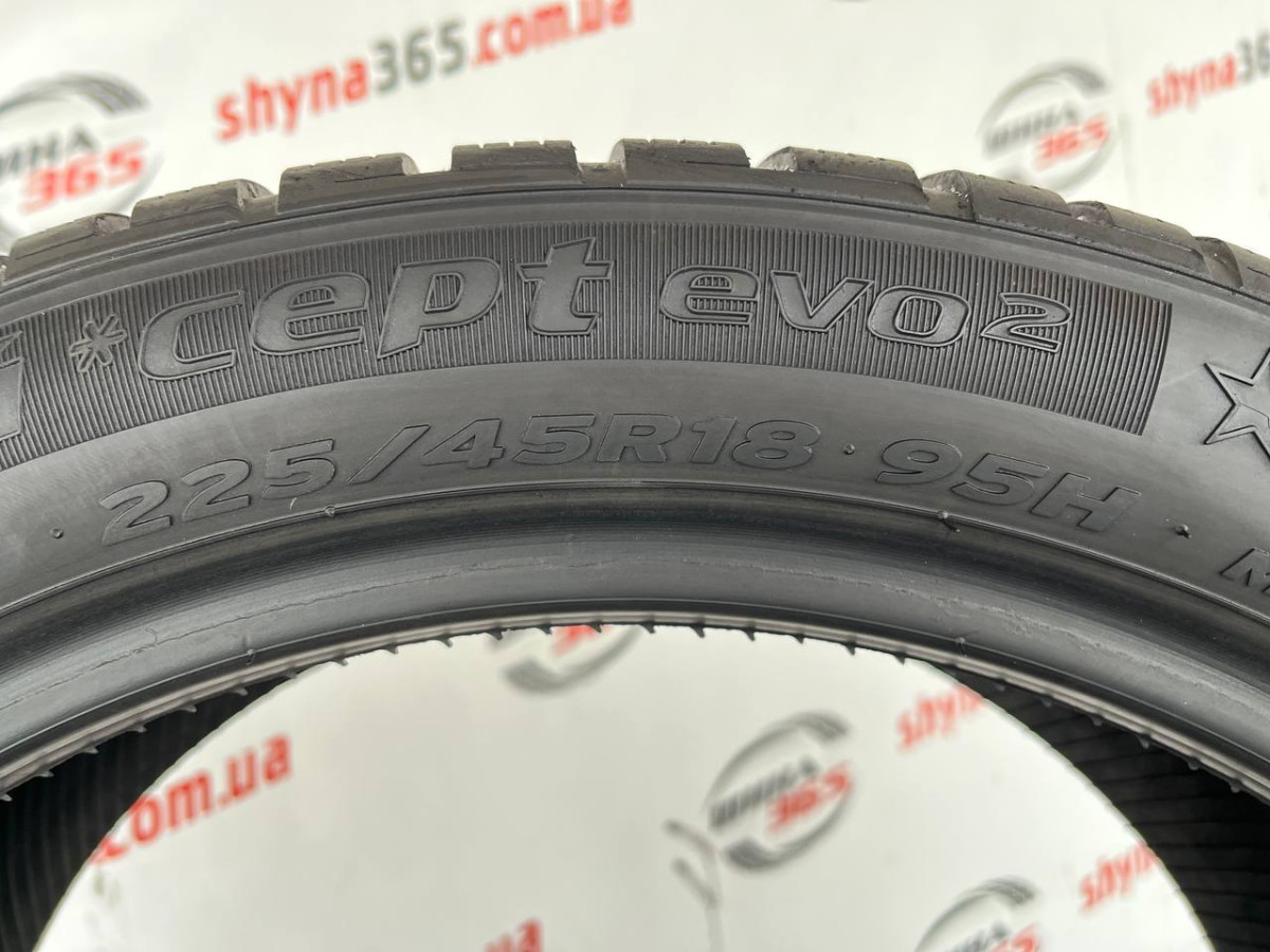 225/45 R18 HANKOOK WINTER I CEPT EVO2 W320B RUN FLAT 5mm