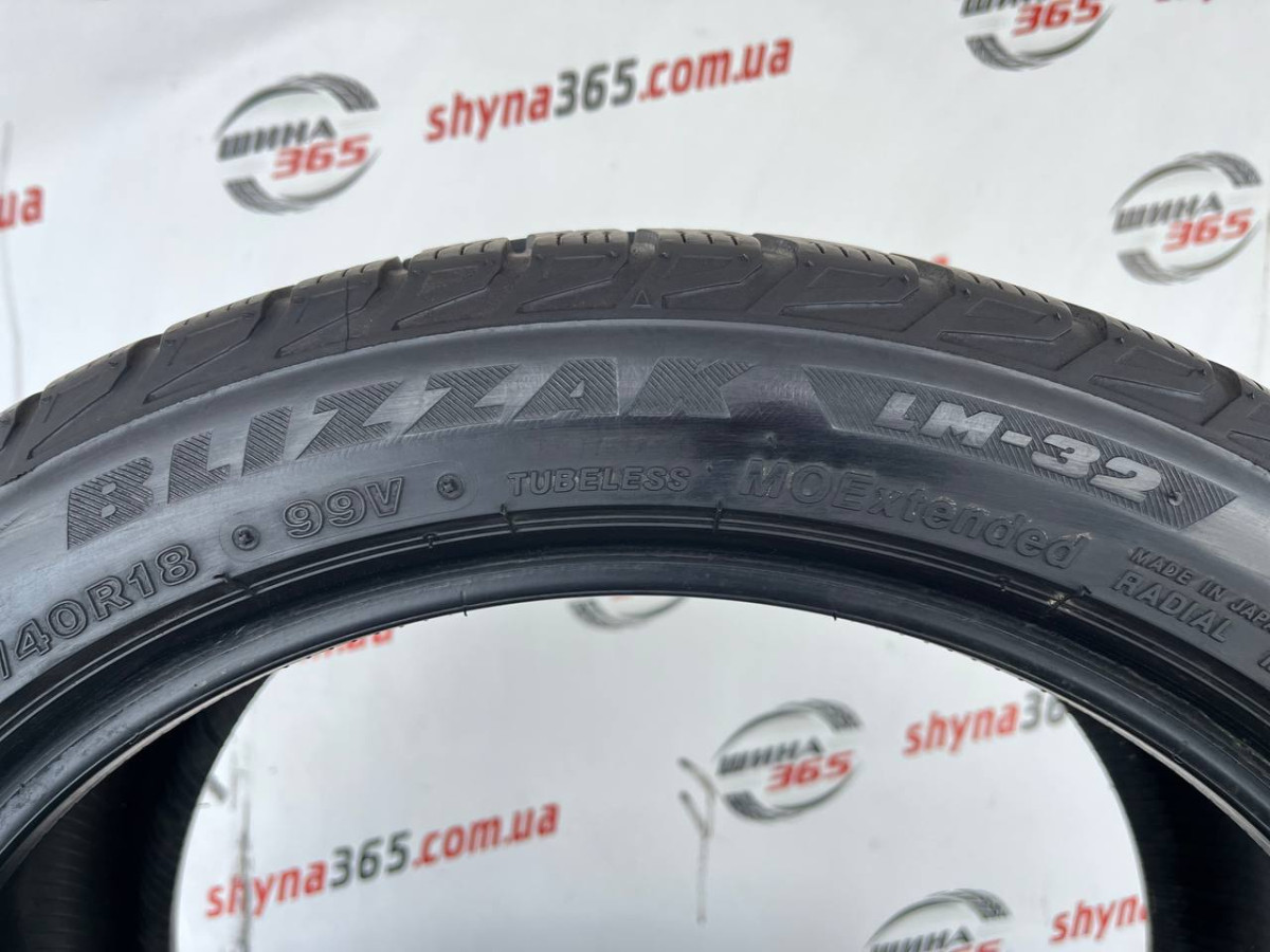 255/40 R18 BRIDGESTONE BLIZZAK LM-32 RUN FLAT 7mm