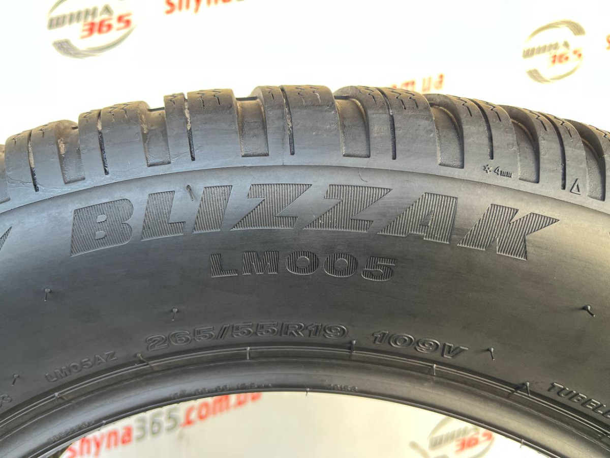 265/55 R19 BRIDGESTONE BLIZZAK LM005 6mm