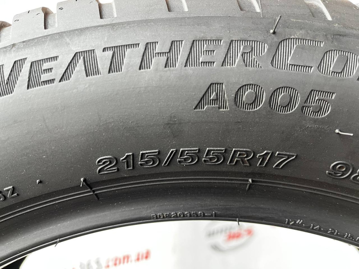 215/55 R17 BRIDGESTONE WEATHERCONTROL A005 6mm